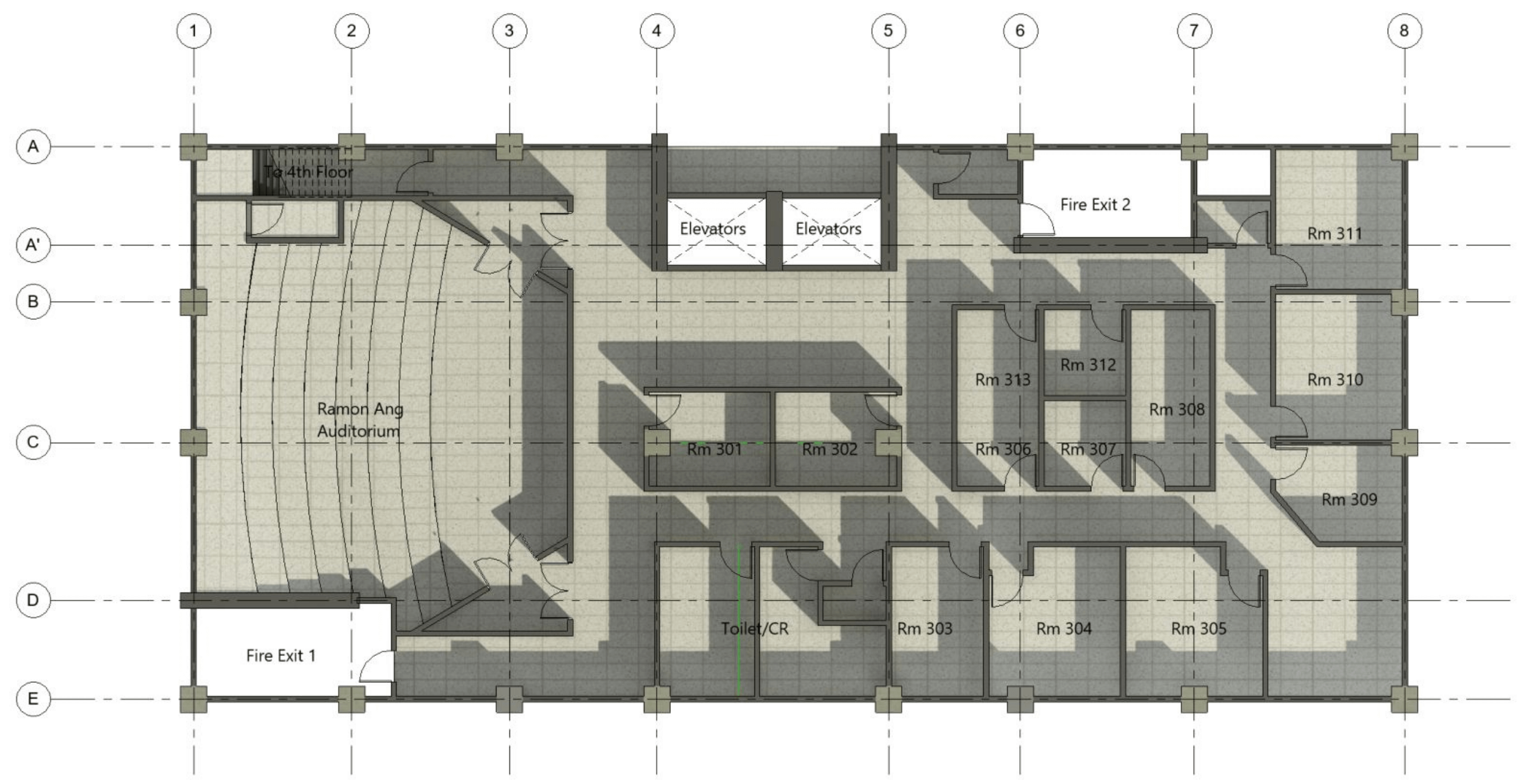 3rd Floor floor plan