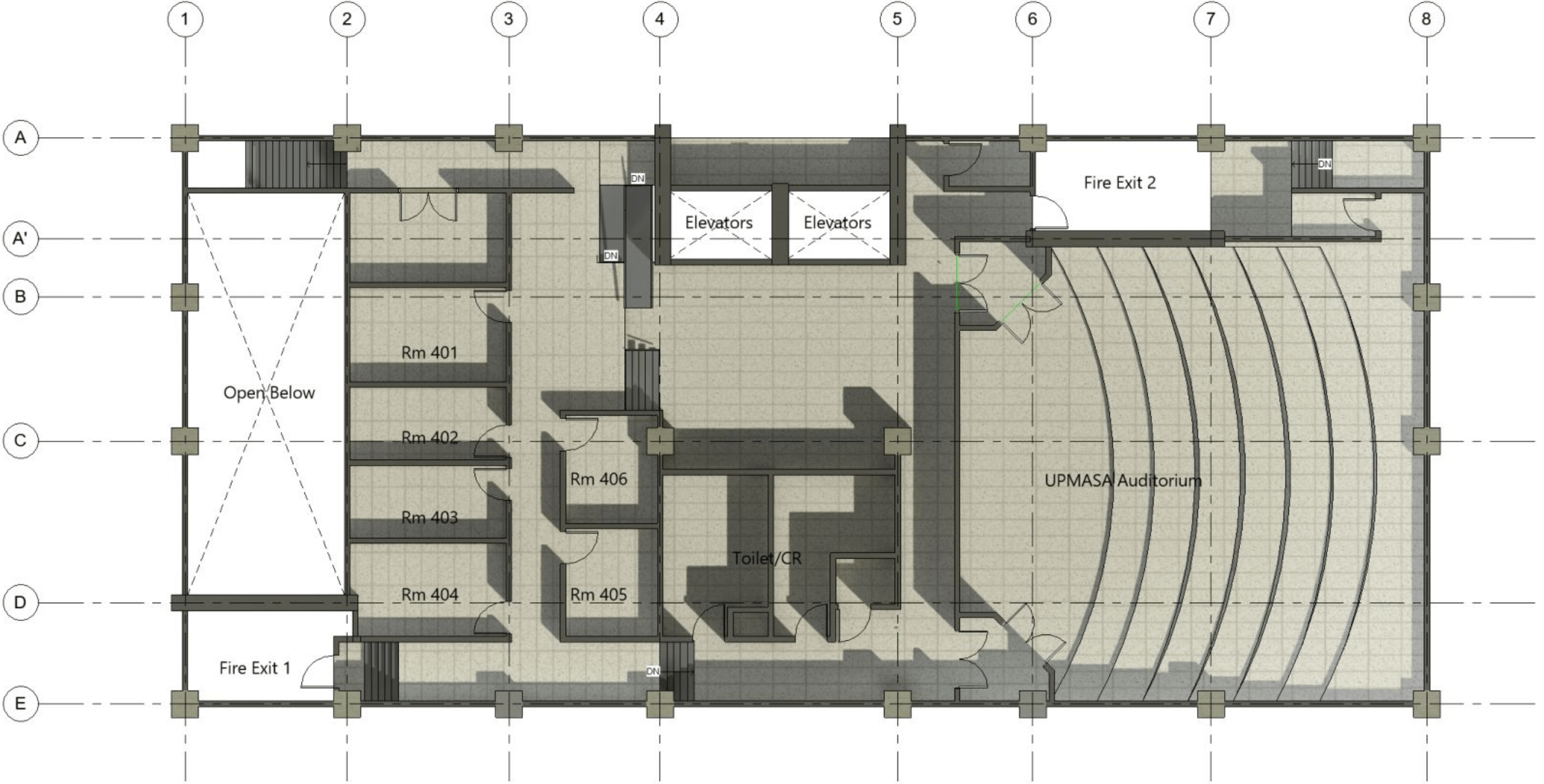 4th Floor floor plan